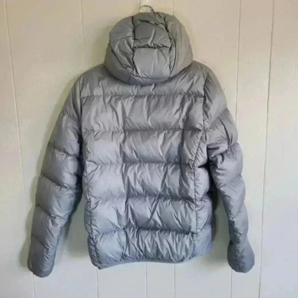Medium JOE FRESH Gray Hooded Puffer Coat - Picture 7 of 14